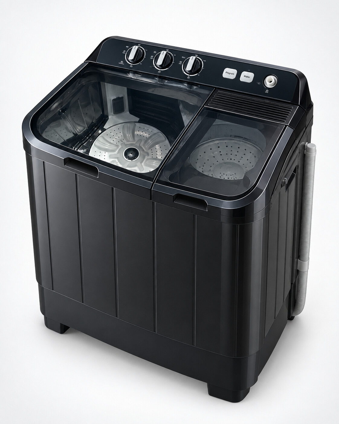 Turbo 10.0 kg Semi-Automatic Washing Machine — Electronic Touch Panel